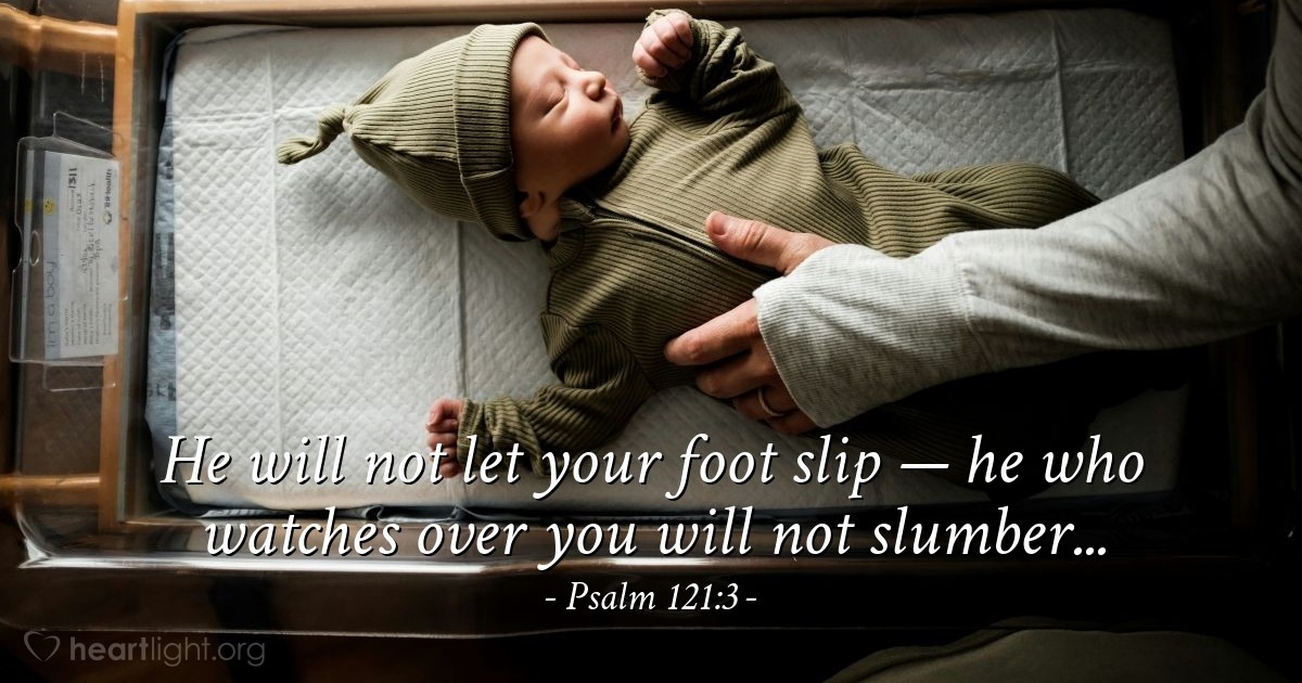 Psalm 121:3 — Verse of the Day for 04/26/2025