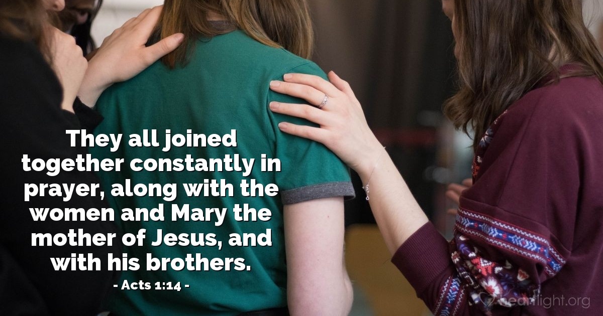 Acts 1:14 — Verse of the Day for 05/03/2025