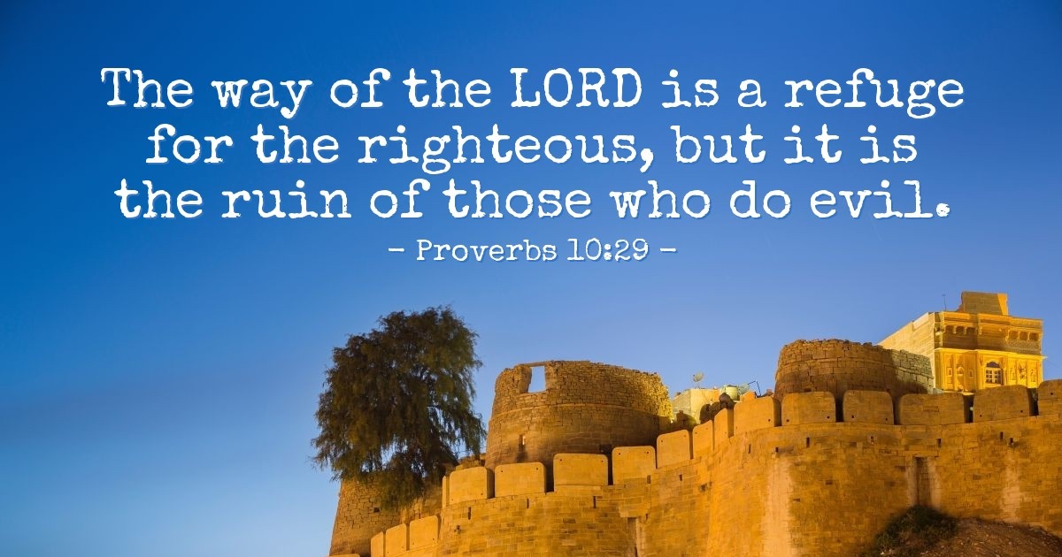 Proverbs 10:29 — Verse of the Day for 05/17/2025