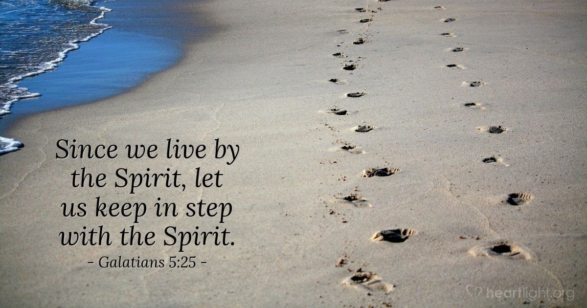 Galatians 5:25 — Verse of the Day for 05/29/2025