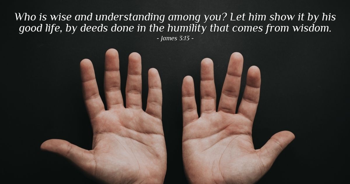 Verse of the Day – James 3:13