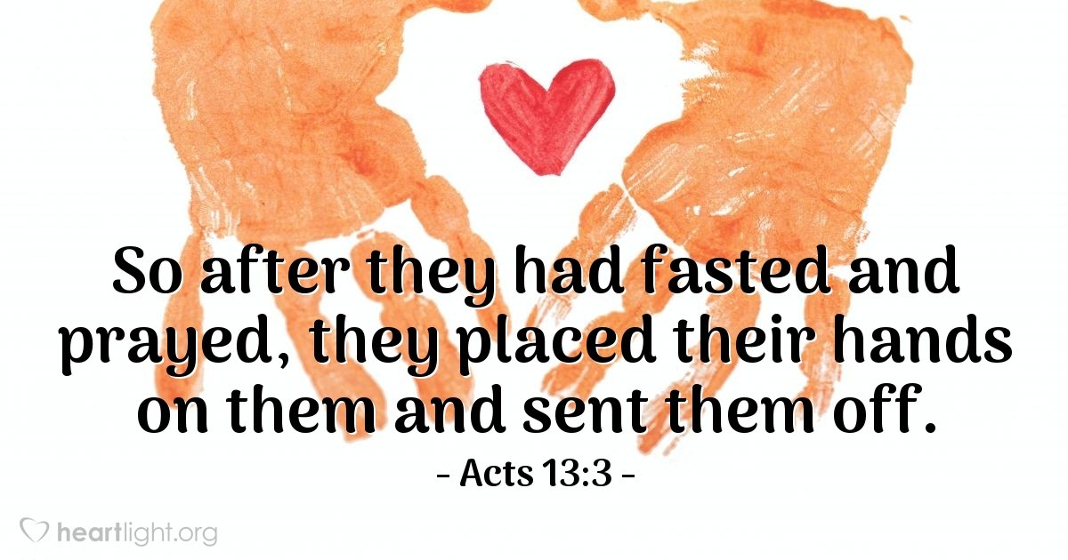 Acts 13:3 — Verse of the Day for 05/15/2025