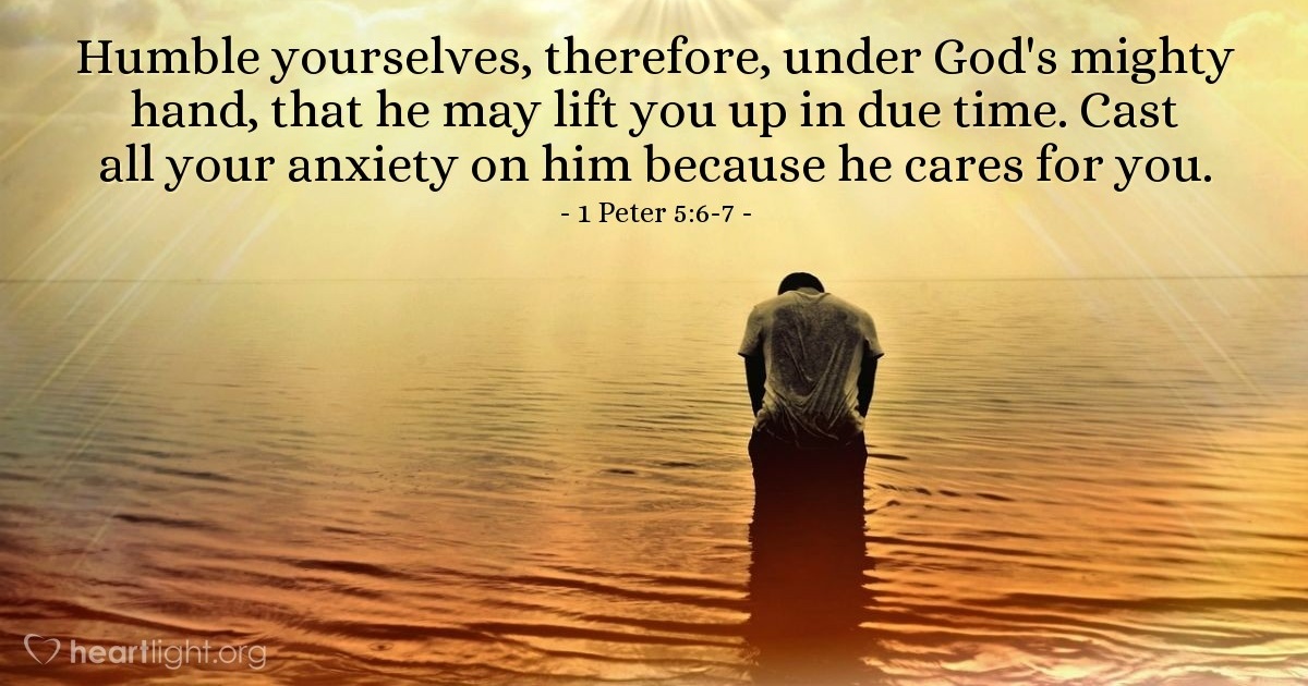 1 Peter 5:6-7 — Verse of the Day for 05/19/2025