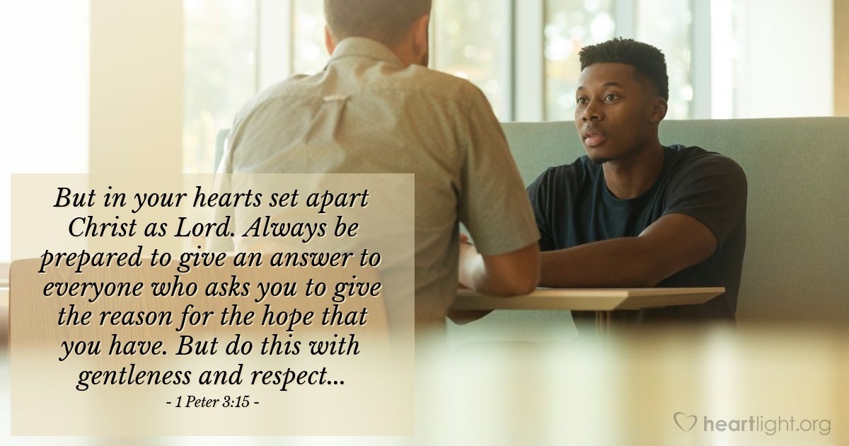 1 Peter 3:15 — Verse of the Day for 05/01/2025