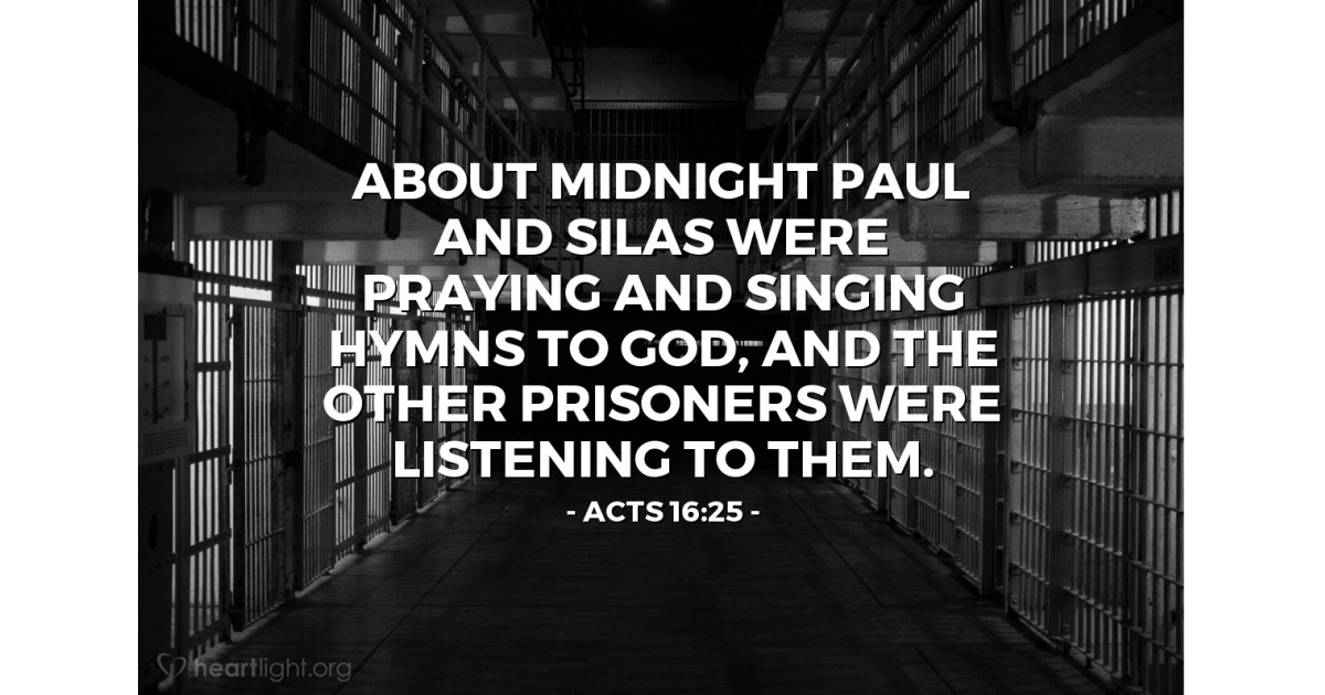 Acts 16:25 — Verse of the Day for 05/24/2025