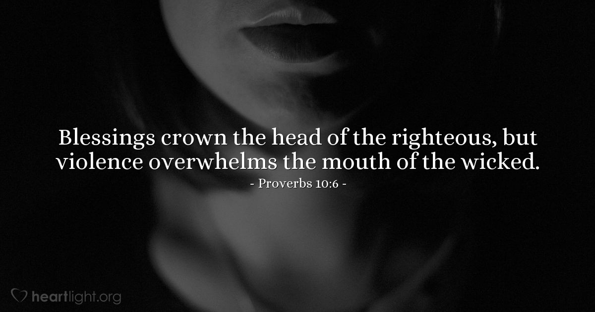Proverbs 10:6 — Verse of the Day for 06/28/2025