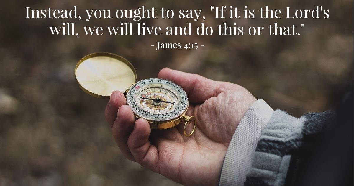 James 4:15 — Verse of the Day for 06/15/2025