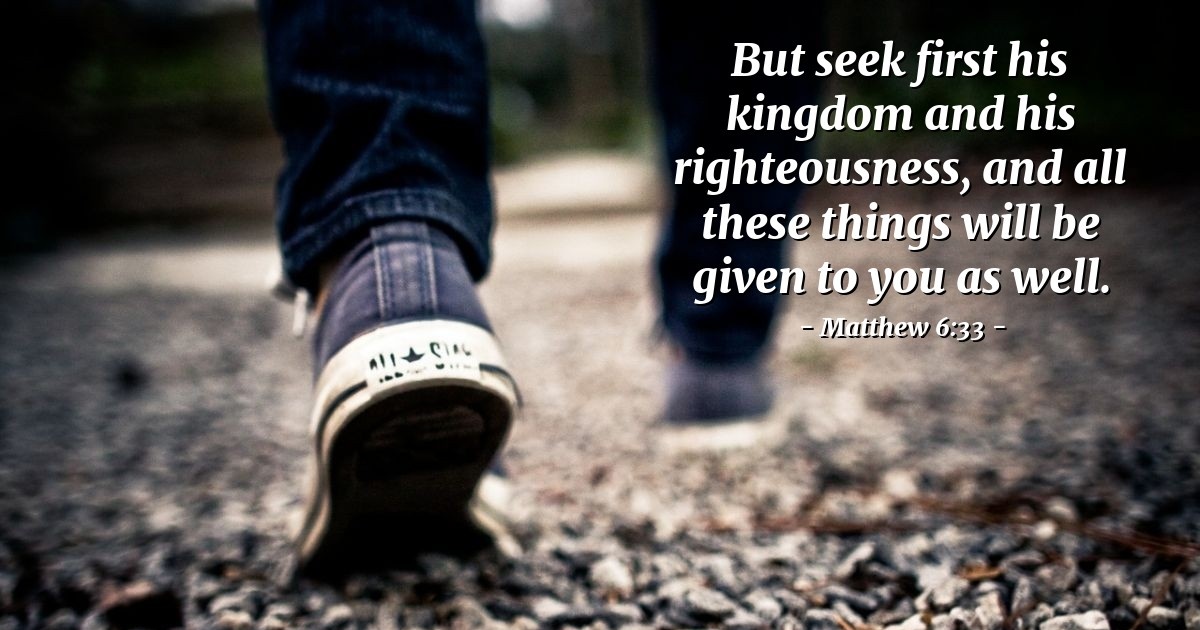 Matthew 6:33 — Verse of the Day for 06/30/2025