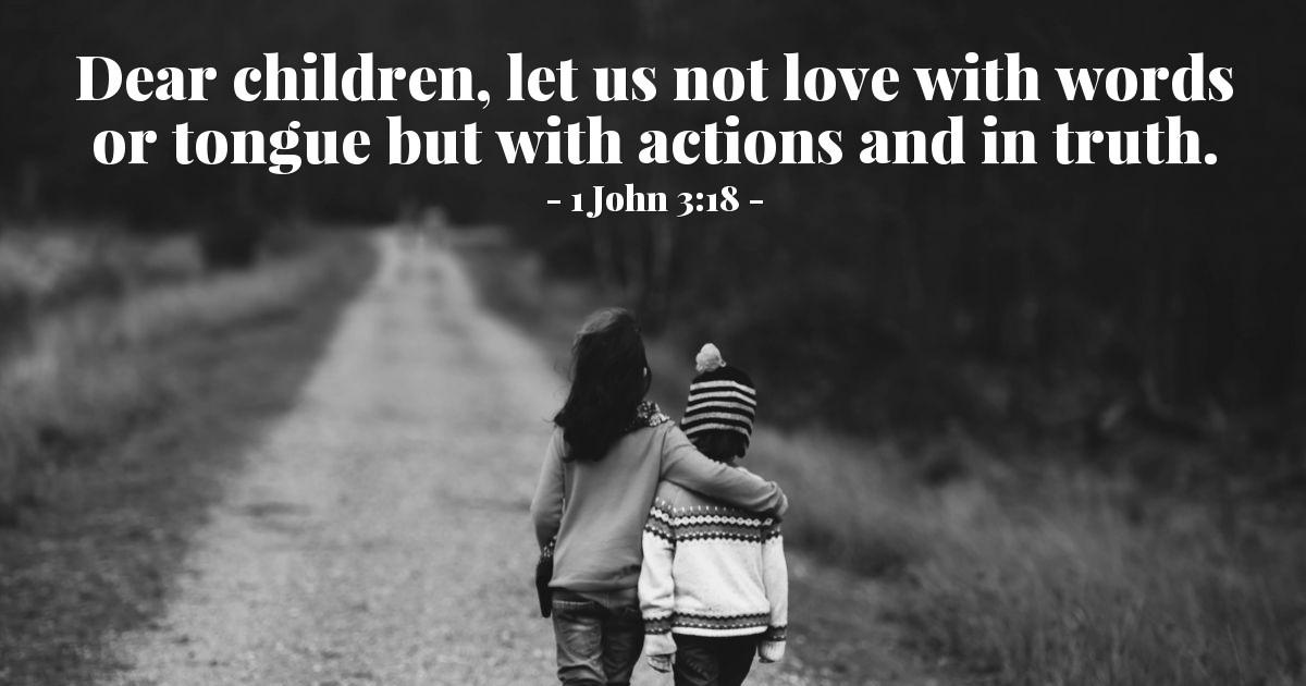 1 John 3:18 — Verse of the Day for 06/18/2025