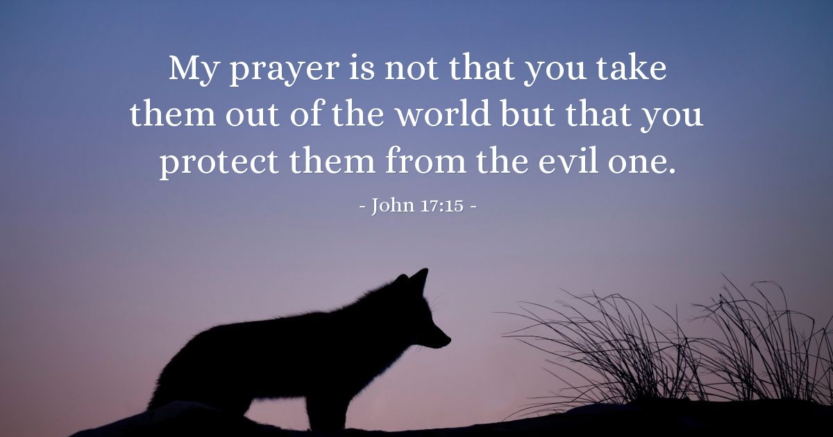 John 17:15 — Verse of the Day for 07/14/2025