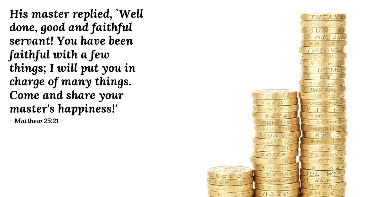 Matthew 25:21 — Verse of the Day for 07/20/2025