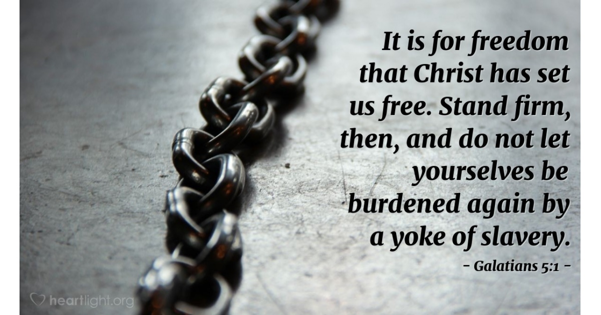 Galatians 5:1 — Verse of the Day for 07/04/2025