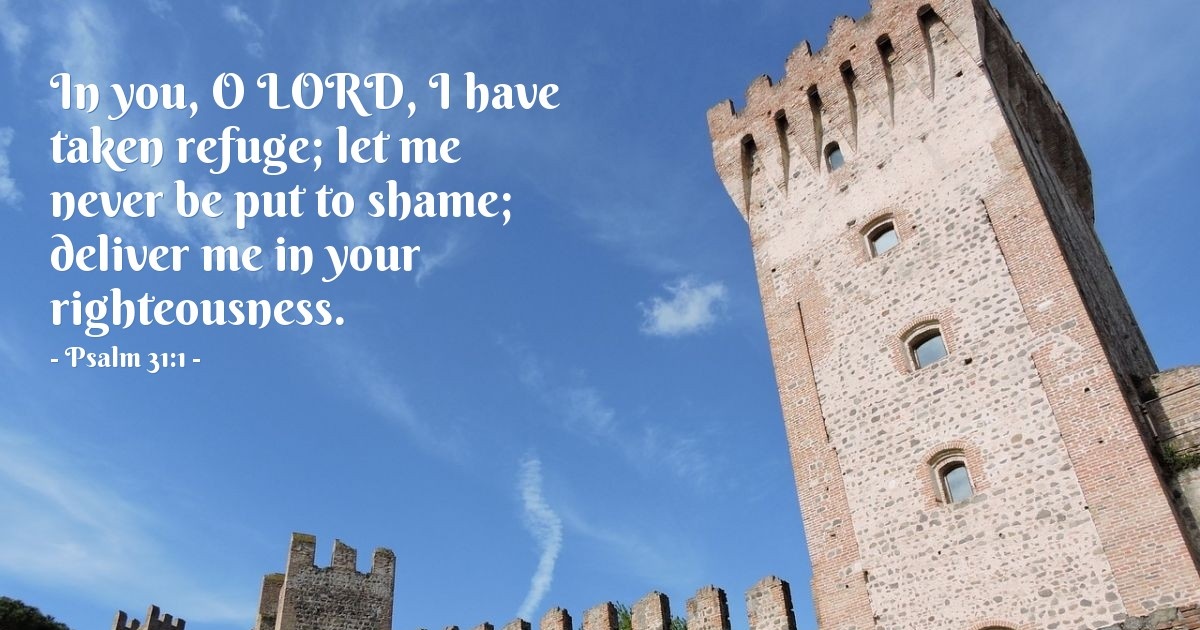 Psalm 31:1 — Verse of the Day for 07/31/2025