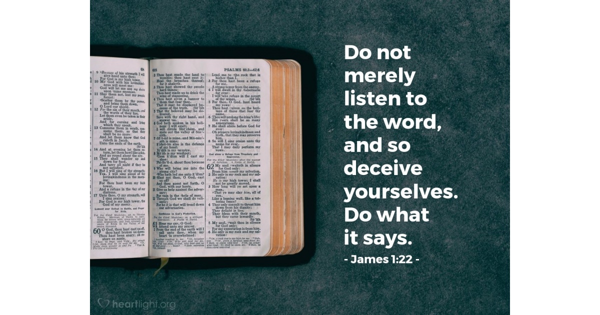 James 1:22 — Verse of the Day for 07/21/2025