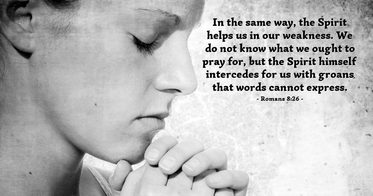 Romans 8:26 — Verse of the Day for 08/26/2025