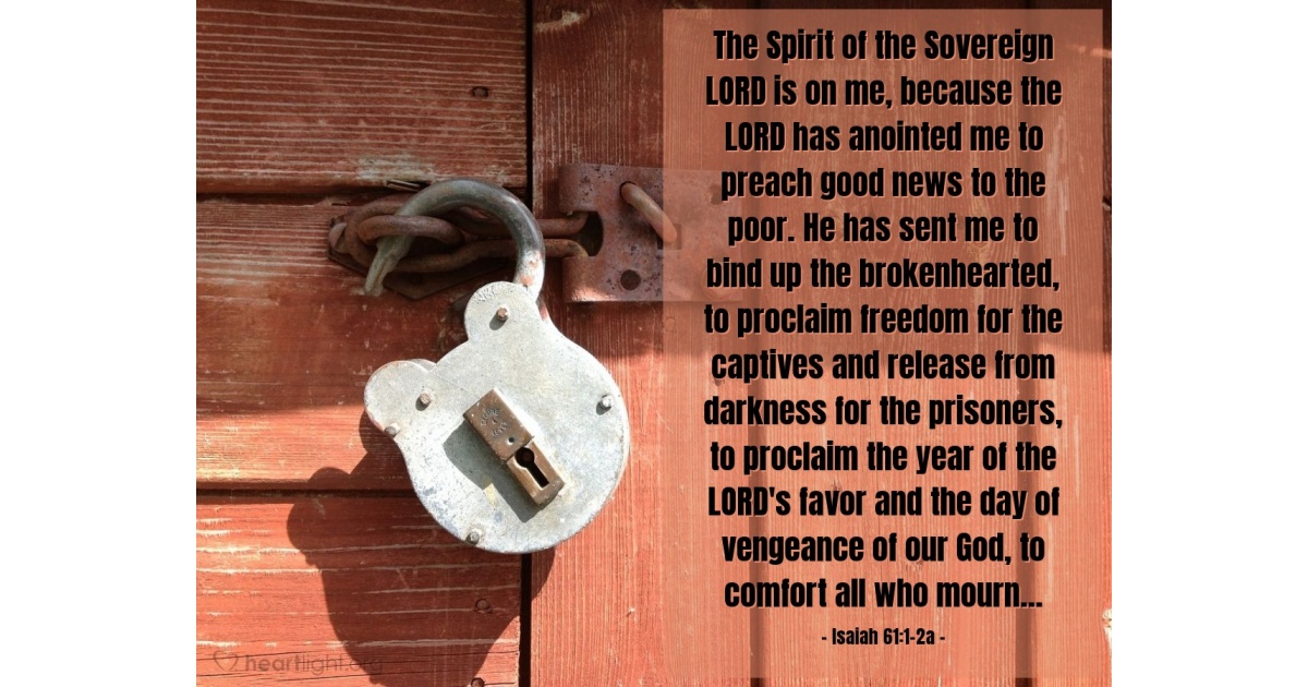 Isaiah 61:1-2a — Verse of the Day for 08/02/2025