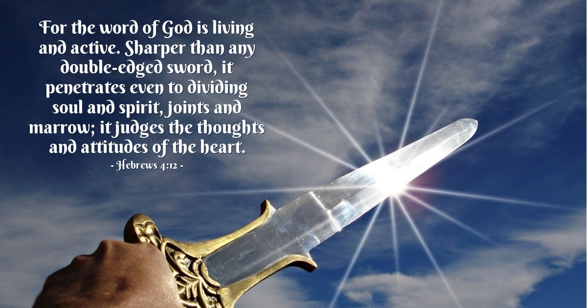 Hebrews 4:12 — Verse of the Day for 09/08/2025