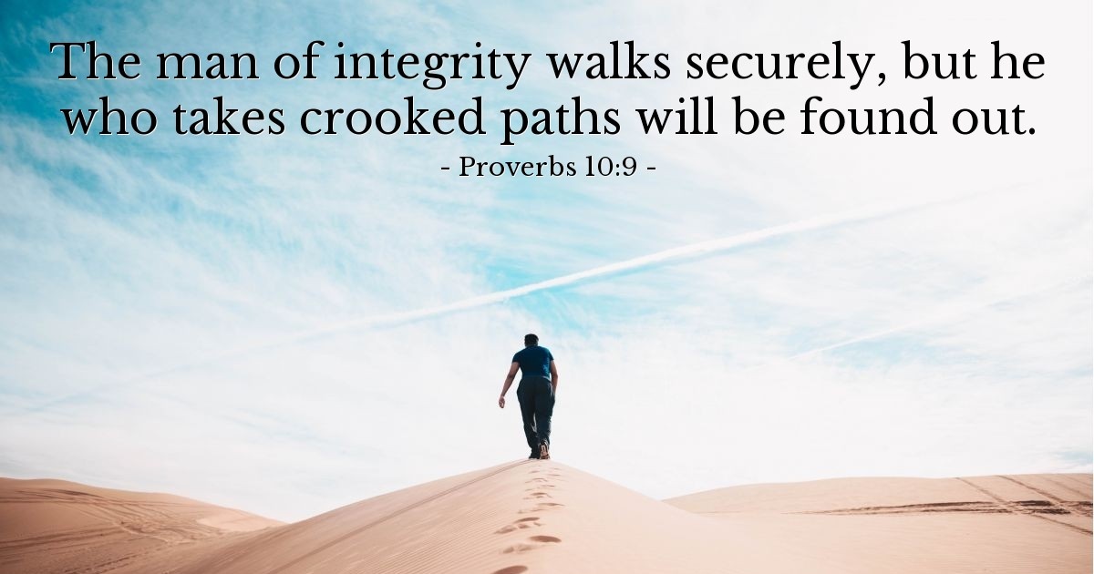 Proverbs 10:9 — Verse of the Day for 09/10/2025