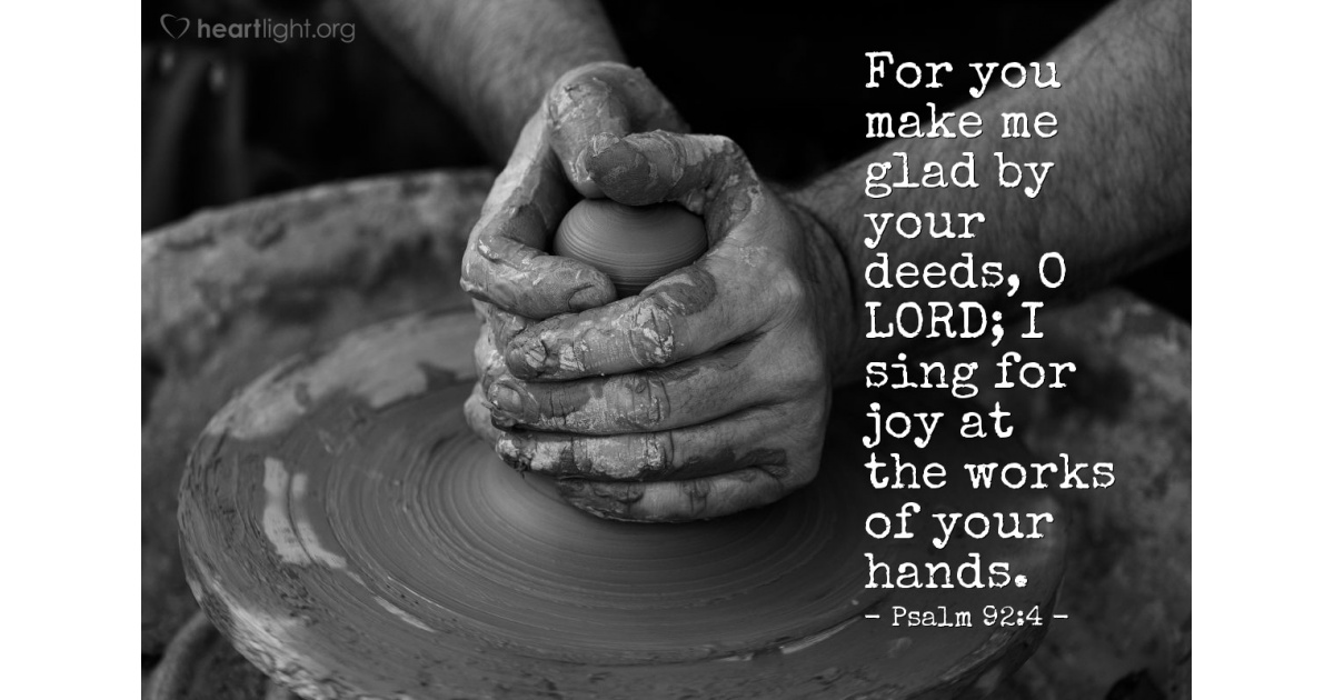 Psalm 92:4 — Verse of the Day for 09/04/2025