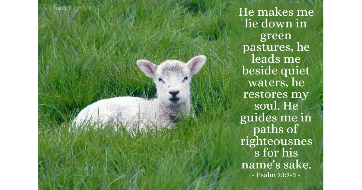Psalm 23:2-3 — Verse of the Day for 09/06/2025