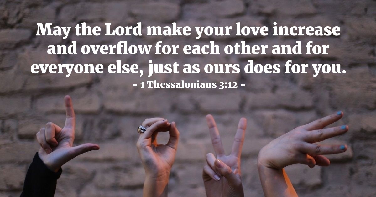 1 Thessalonians 3:12 — Verse of the Day for 10/22/2025