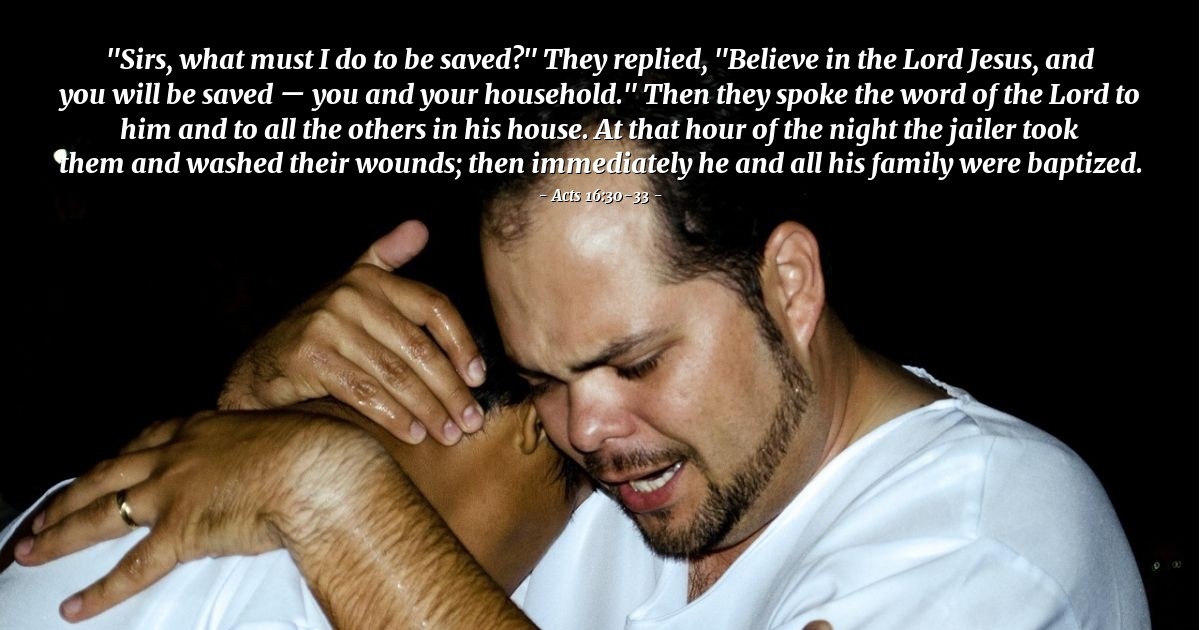 Acts 16:30-34 — Verse of the Day for 11/15/2025