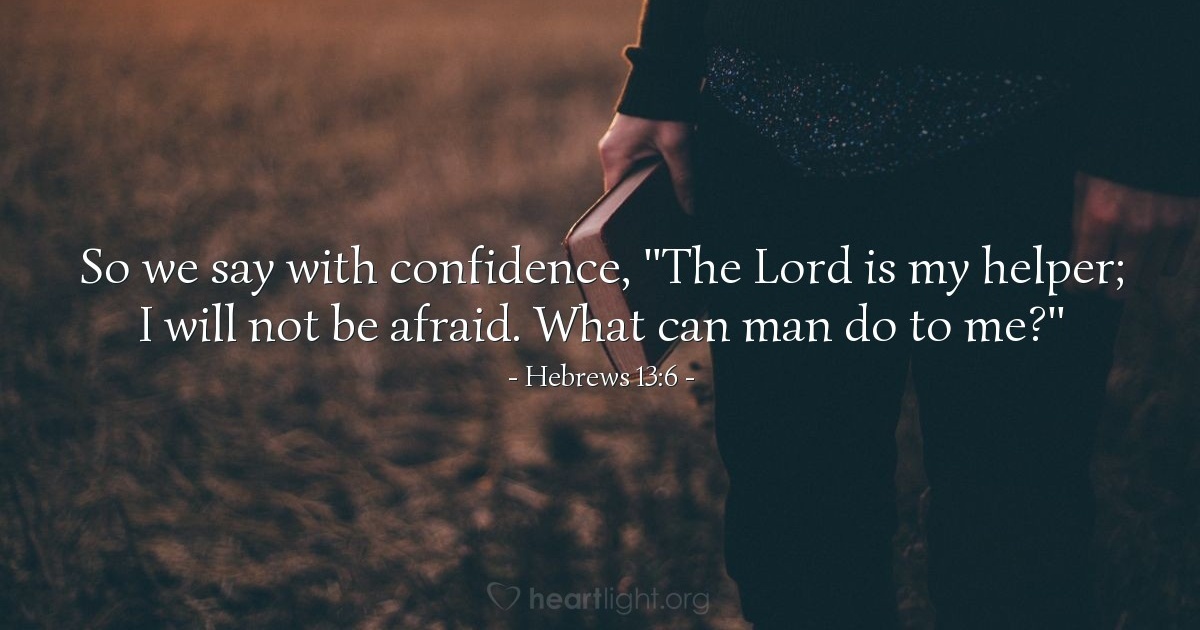 Hebrews 13:6 — Verse of the Day for 11/06/2025