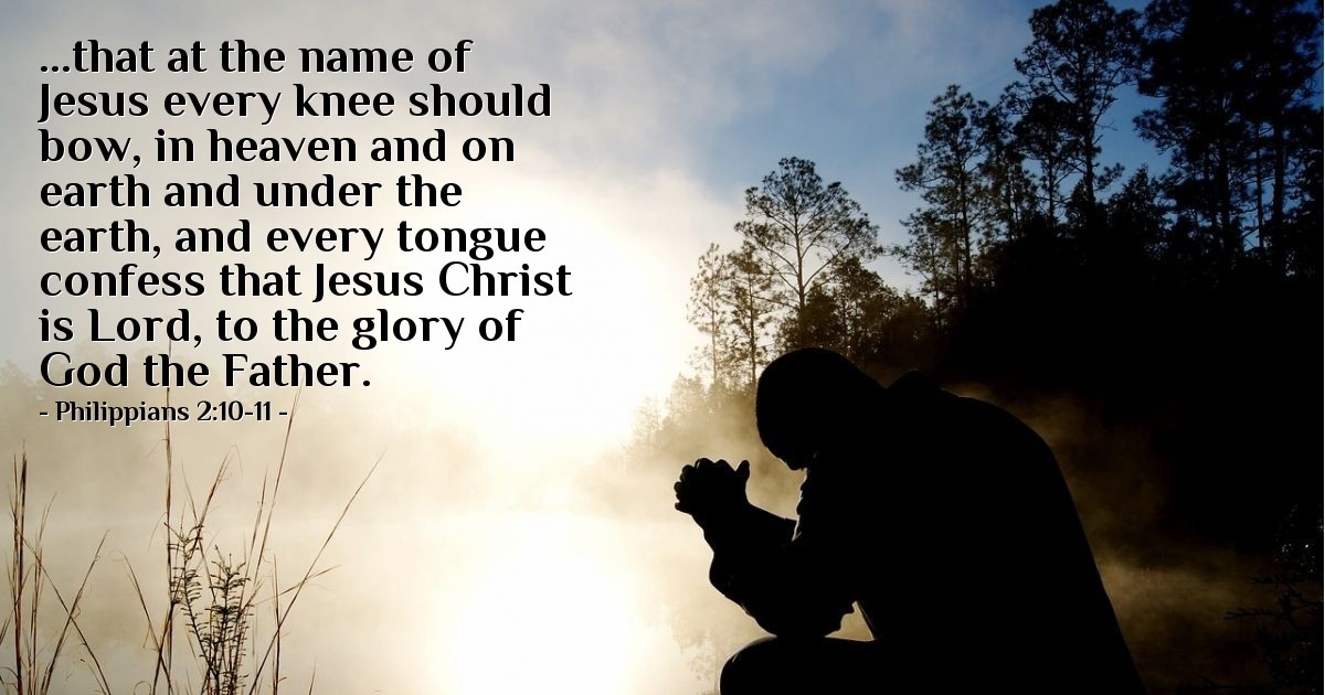 Philippians 2:9-11 — Verse of the Day for 12/08/2025