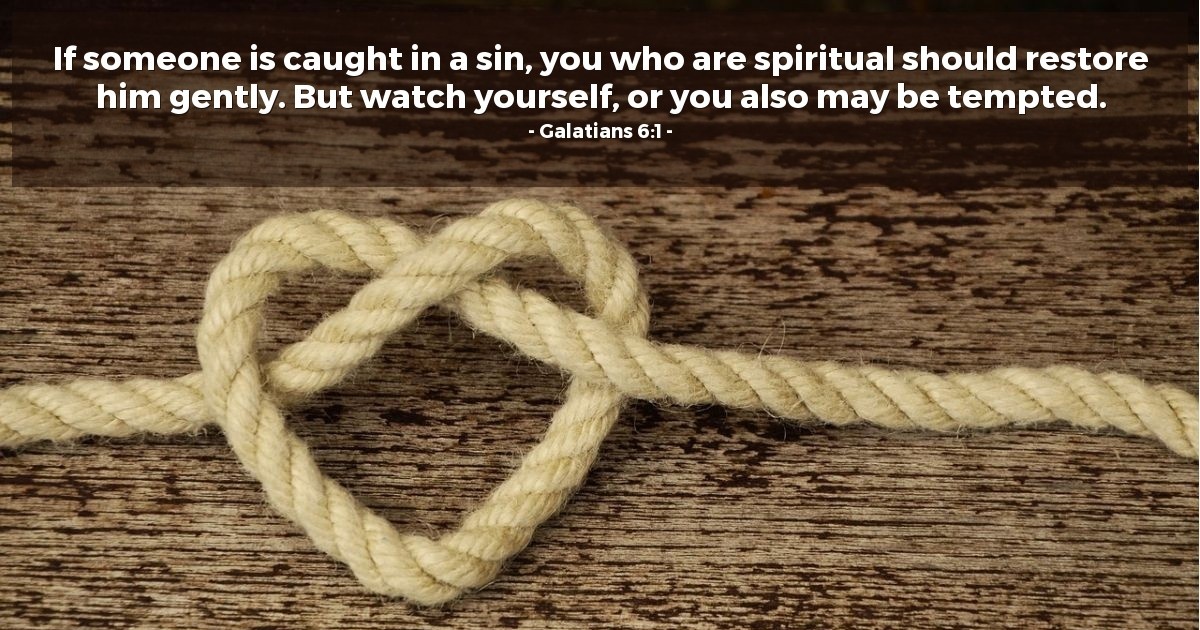 Galatians 6:1 — Verse of the Day for 01/24/2026