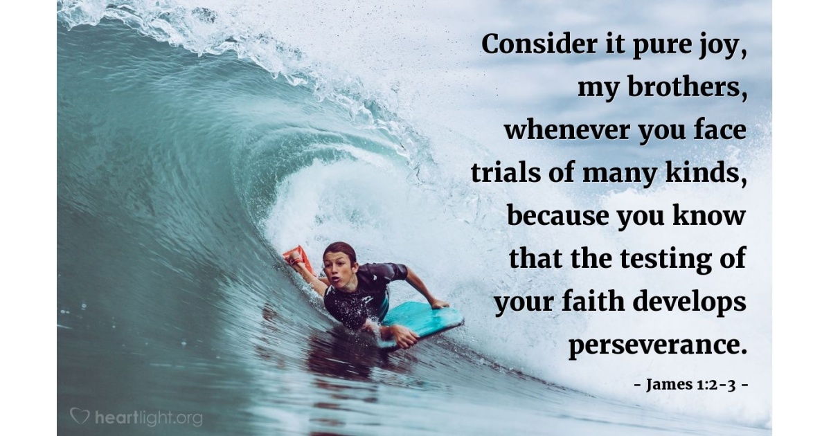 James 1:2-3 — Verse of the Day for 01/20/2026