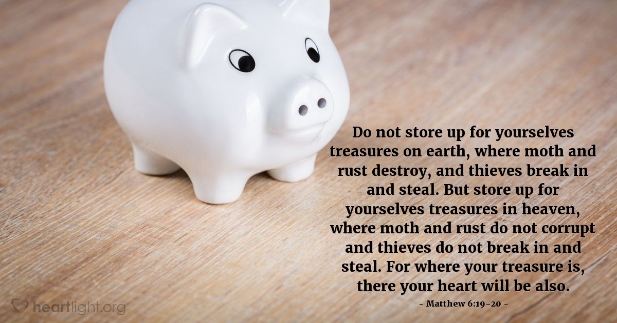 Matthew 6:19-20 — Verse of the Day for 01/09/2026