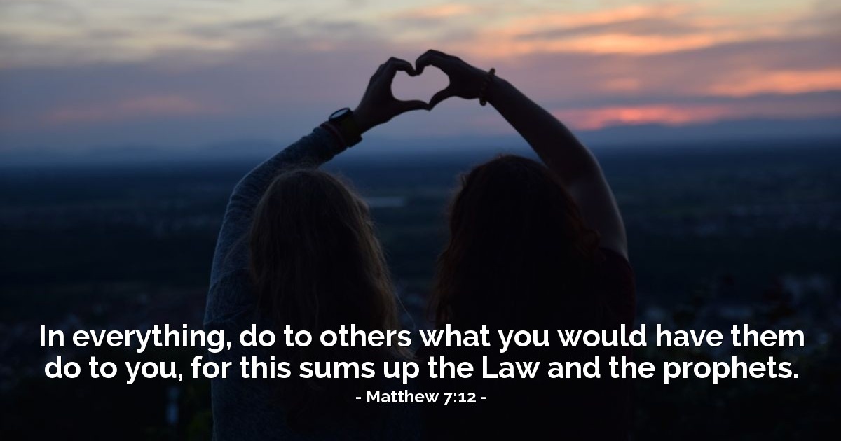 Matthew 7:12 — Verse of the Day for 01/19/2026