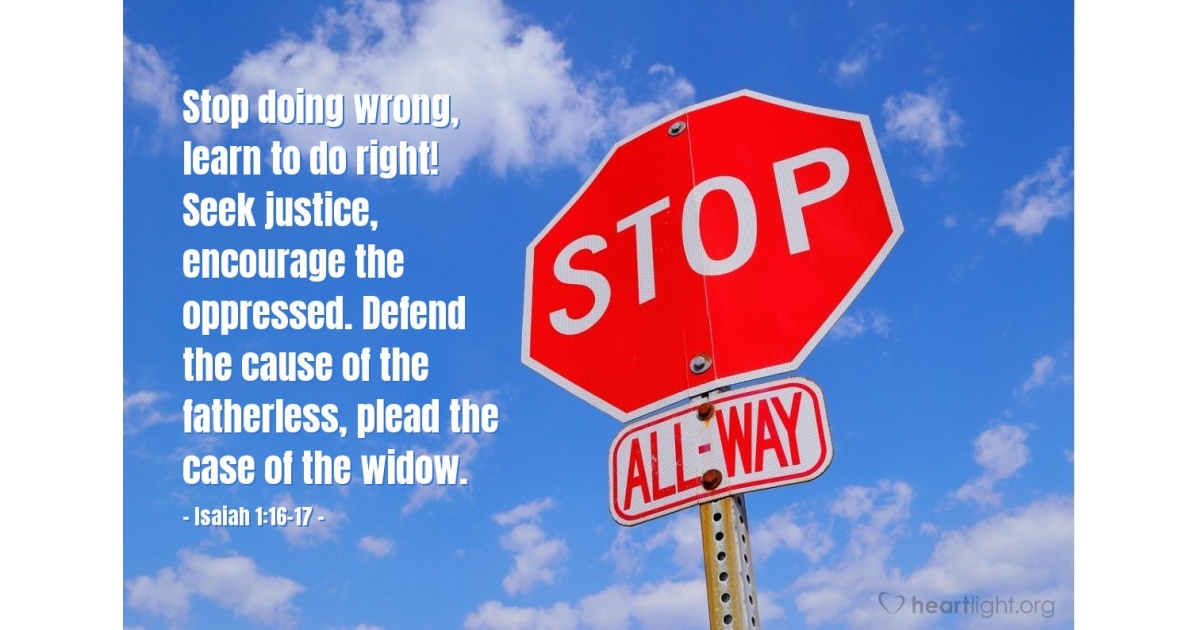 Isaiah 1:16-17 — Verse of the Day for 01/05/2026