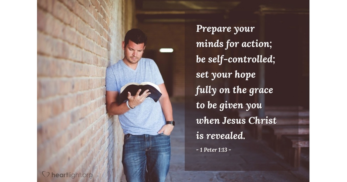 1 Peter 1:13 — Verse of the Day for 01/06/2026