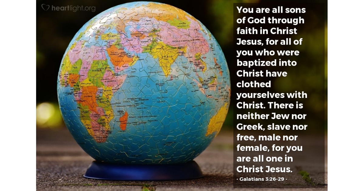 Galatians 3:26-29 — Verse of the Day for 01/12/2026